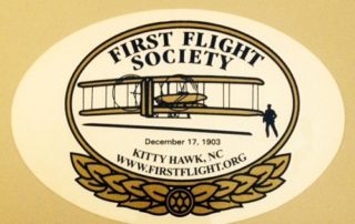 First flight society sticker