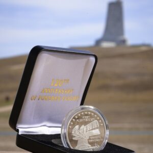 120th Anniversary of Powered Flight Coin-.999 Fine Silver