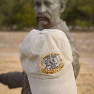 First Flight Society Khaki Baseball Cap
