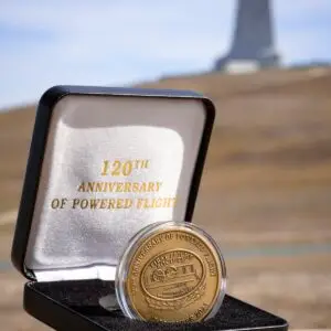 120th Anniversary of Powered Flight Coin-Antique Brass