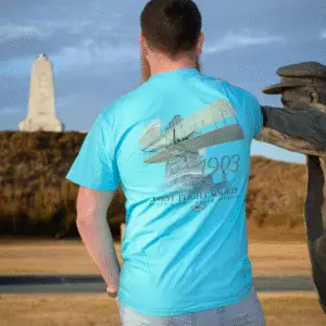 First Flight Society T-Shirts (Lagoon Blue)