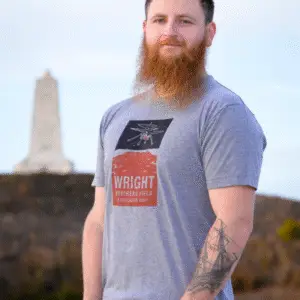 Wright Brothers Field Mars T-shirt (Grey)