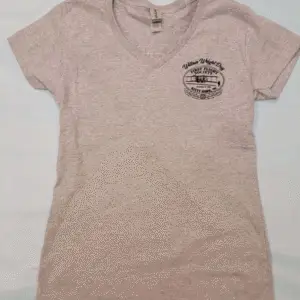 Wilbur Wright Day Ladies V-Neck T-Shirts (Grey)